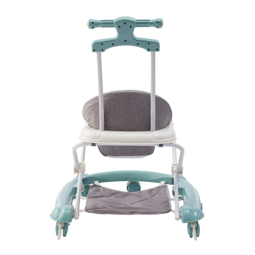Multifunctional Baby Walker – Foldable Design with Tray, Music, Toys, and Brake Wheels