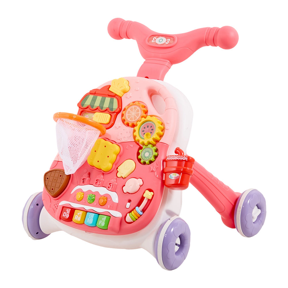 2-in-1 Baby Walker and Activity Table – Early Learning Entertainment Center