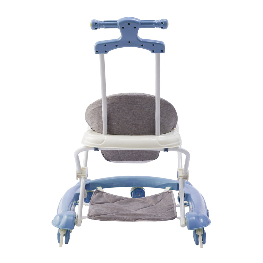 Multifunctional Baby Walker – Foldable Design with Tray, Music, Toys, and Brake Wheels