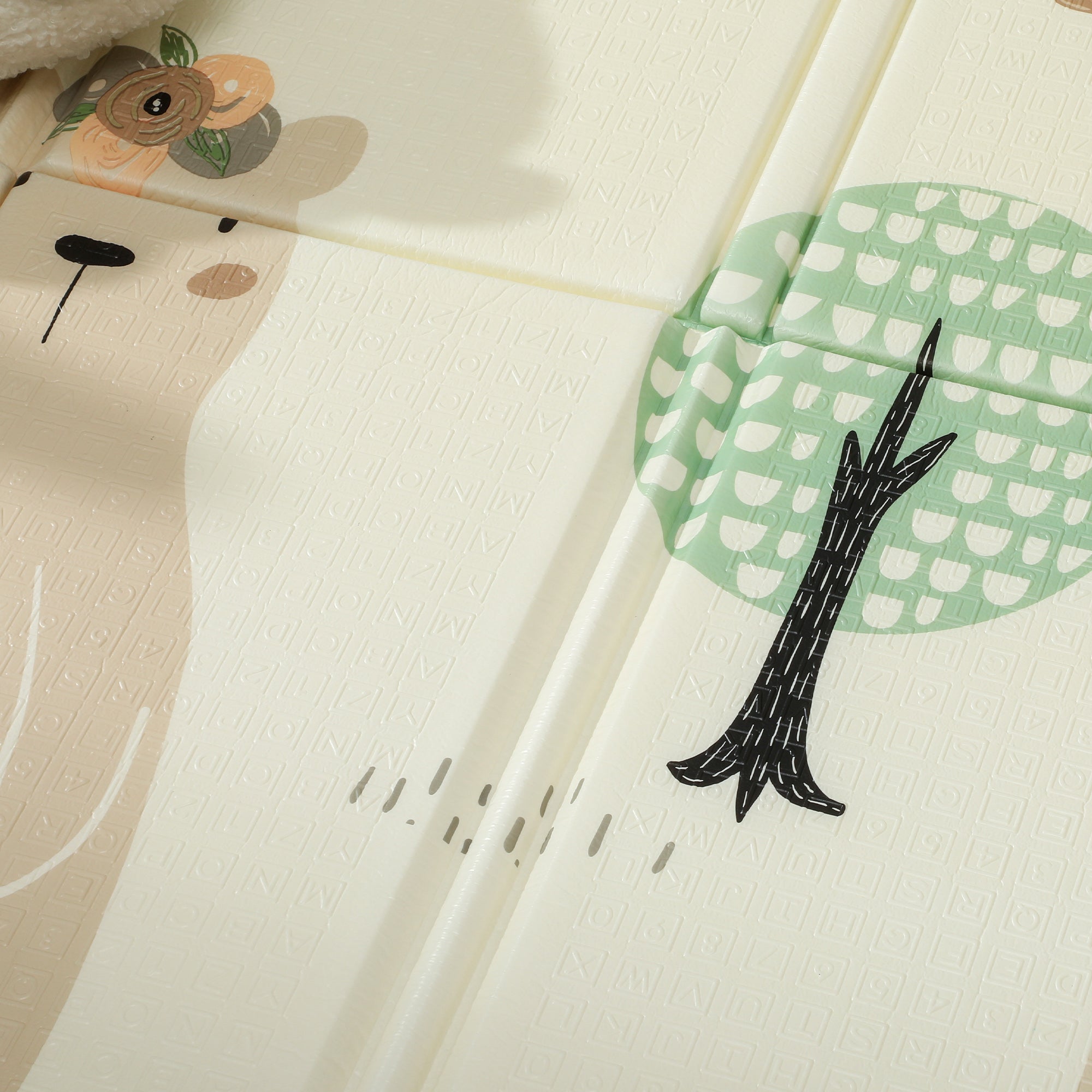 Reversible Baby Crawling Mat – Double-Sided Design, Animal Theme