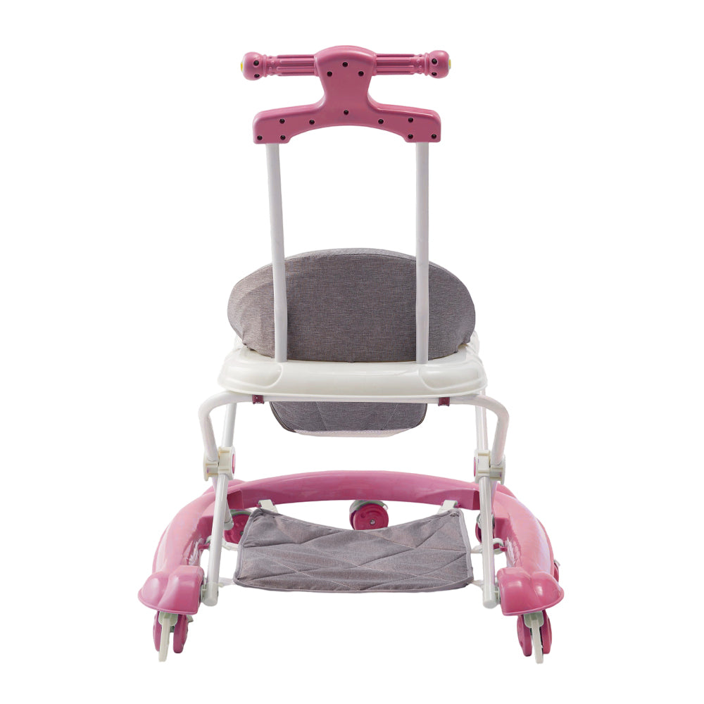 Multifunctional Baby Walker – Foldable Design with Tray, Music, Toys, and Brake Wheels